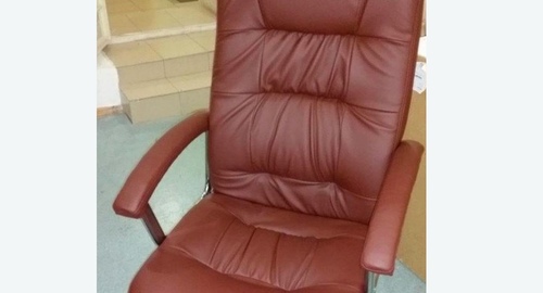 Обтяжка офисного кресла. Кемерово